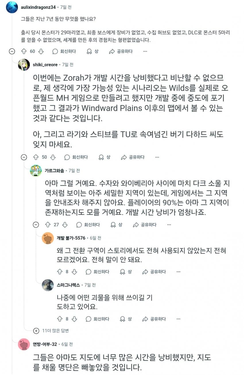 몬스터헌터 와일드 플레이어 수가 크게 줄었습니다