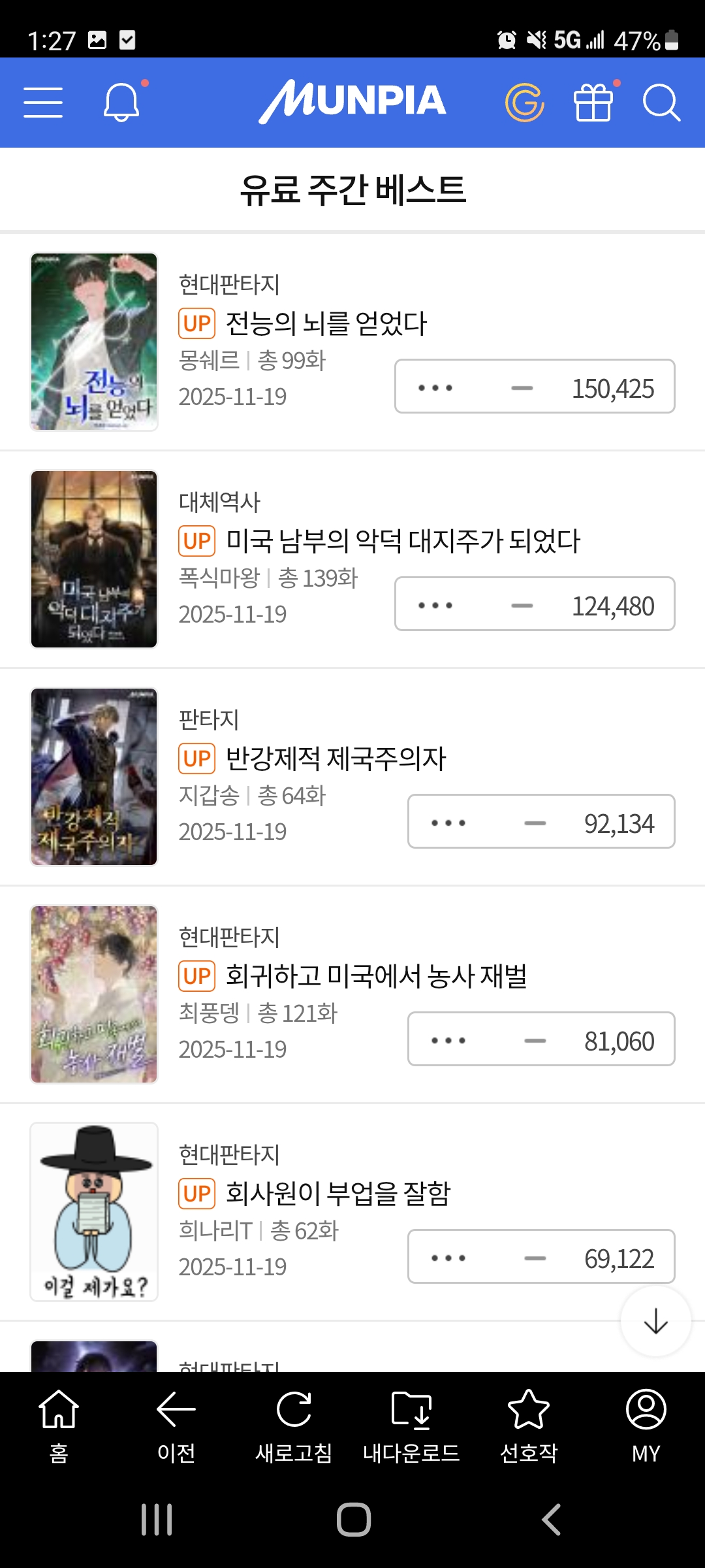 노벨피아 슬픈점은 4드론 현상이 월정액 사이트만 이 지랄인게 아님