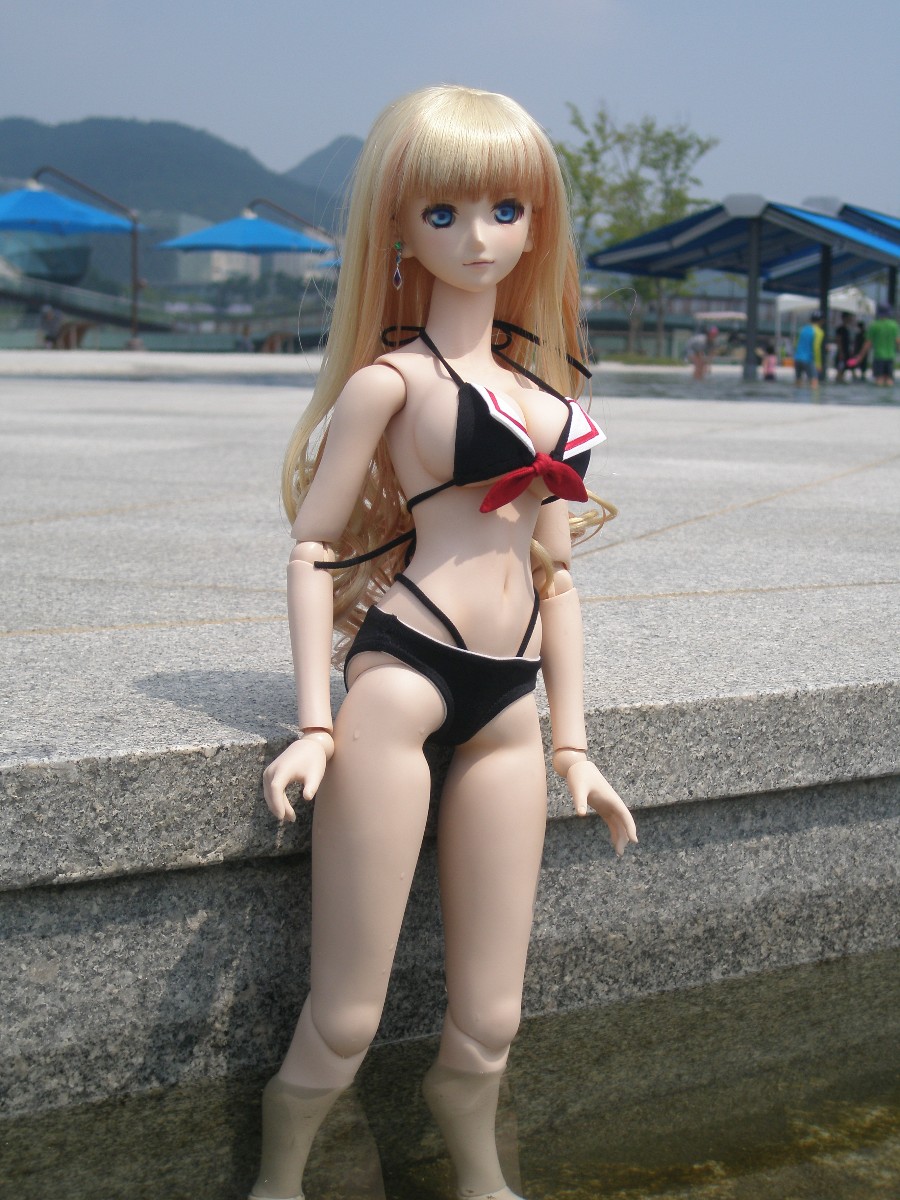 수영복의 셰릴 무더운 휴가 때의 출사 1일차_4.jpg