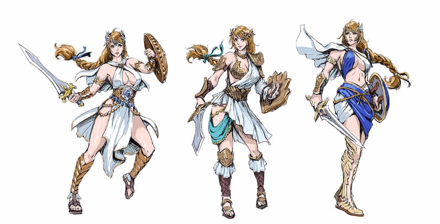 힐데 소울 칼리버 컨셉 아트