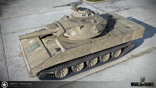 [월드 오브 탱크] 미국 10단계 경전차 XM551 셰리던 모델링 영상_1.jpg