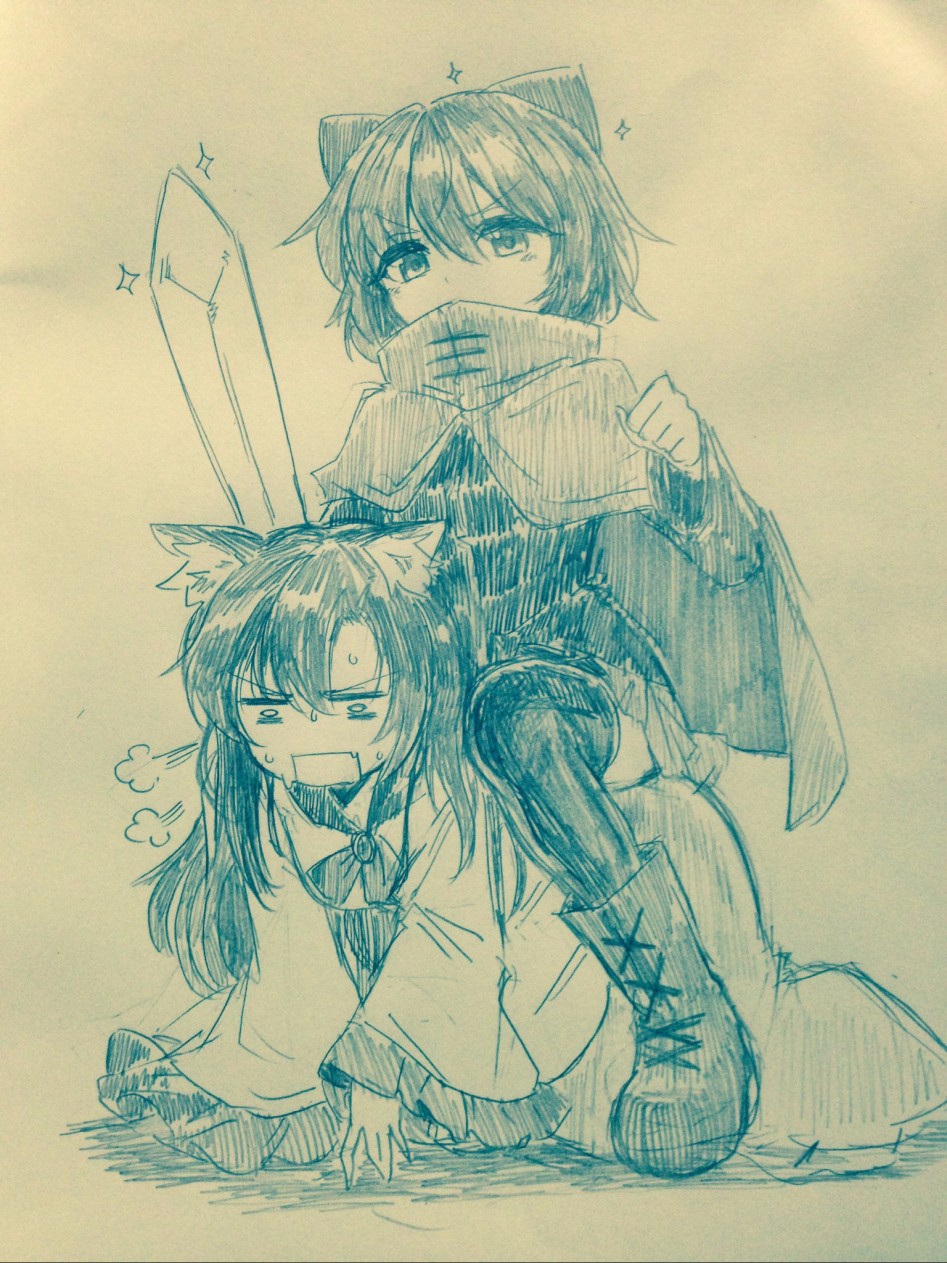 imaizumi kagerou and sekibanki (touhou) drawn by efukei - 91fd0066f23a3d5a6458087698f0c8c2.jpg