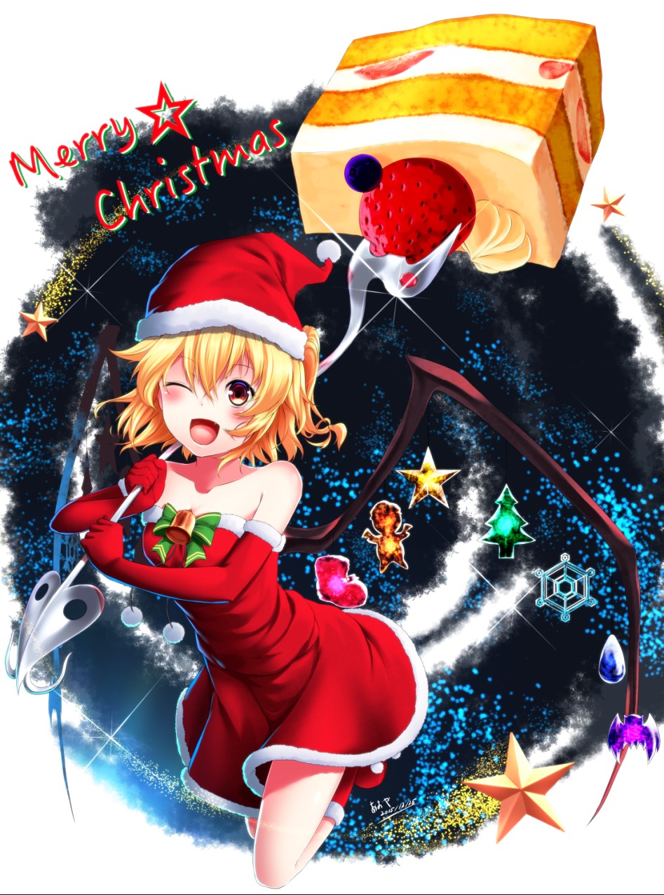 flandre scarlet (touhou) drawn by aono meri - 60778a11f8a54a39543f27fcc3e09e06.png