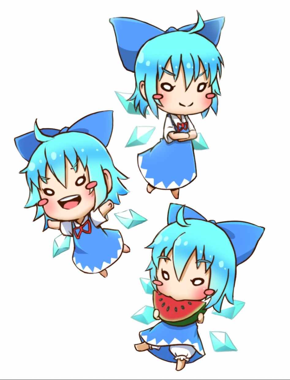 cirno (touhou) drawn by chamaji - 147350c97fad887649f699669b34846c.jpg