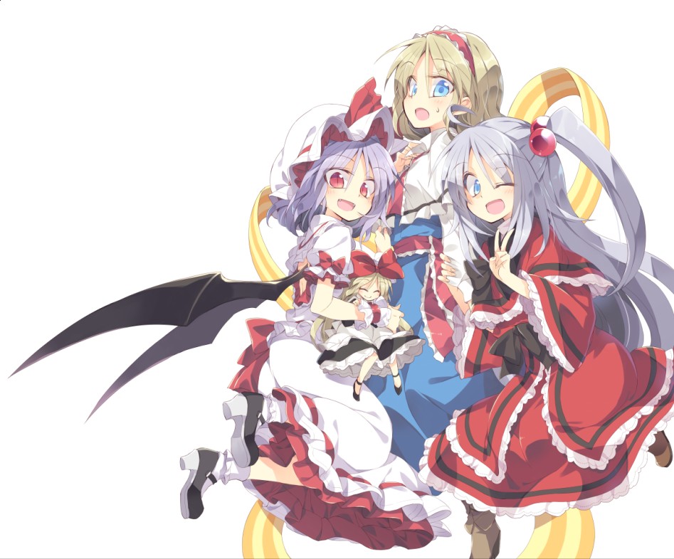 alice margatroid, remilia scarlet, shanghai doll, and shinki (touhou and touhou (pc-98)) drawn by satou kibi - b0eccc076d0619544f8d78758ebd2139.png