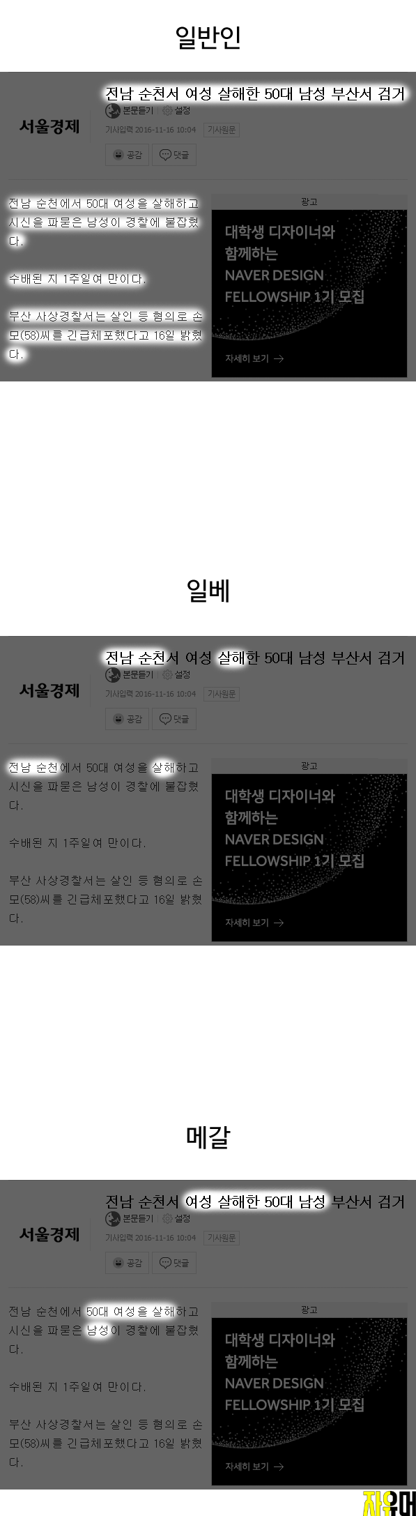 일반인, 일베, 메갈의 기사 보는 방법.jpg_1.png