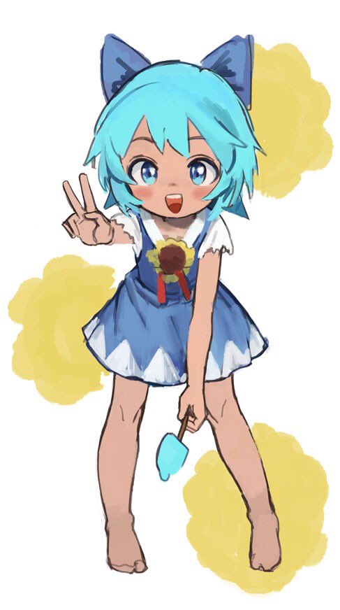 cirno (hidden star in four seasons and touhou) drawn by oreoppi - 44ccacb2c91b098516e0163db7970017.jpg