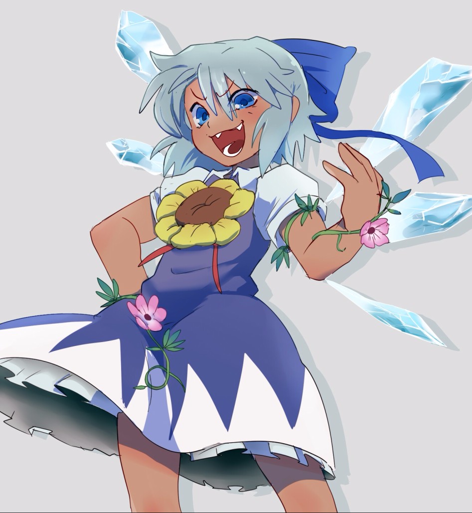 cirno (hidden star in four seasons and touhou) drawn by twiggytom - 205ea0864e95140c39567ba4b574bed1.jpg