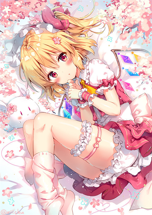 flandre scarlet (touhou) drawn by riichu - c4513d96f28db24792f348bcaafe22b8.jpg