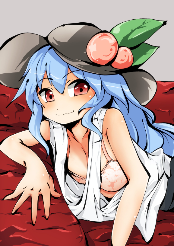 hinanawi tenshi (touhou) drawn by komojino-u - 721aa353e8f40032e323ac805f3b030f.jpg