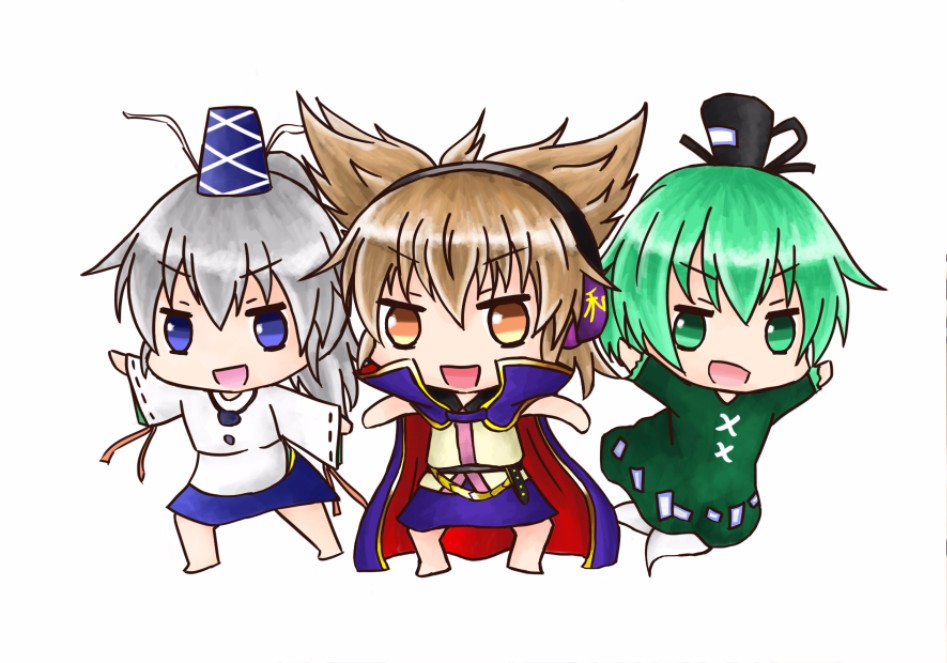 mononobe no futo, soga no tojiko, and toyosatomimi no miko (ten desires and touhou) drawn by akiteru98 - 31416f9d1028525d22a4048bca5fd618.jpg