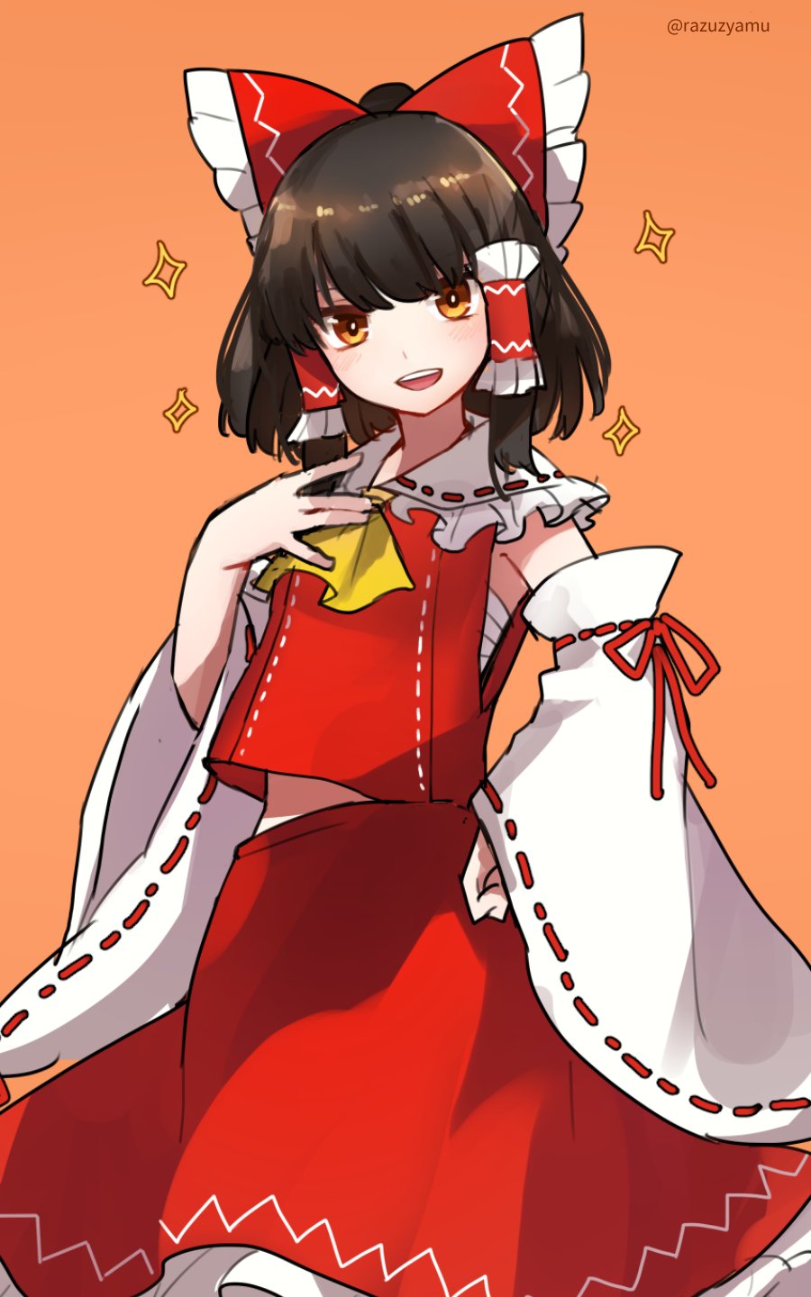 hakurei reimu (touhou) drawn by razuzyamu - c119cf30461bbfadd165aa9880b49187.jpg