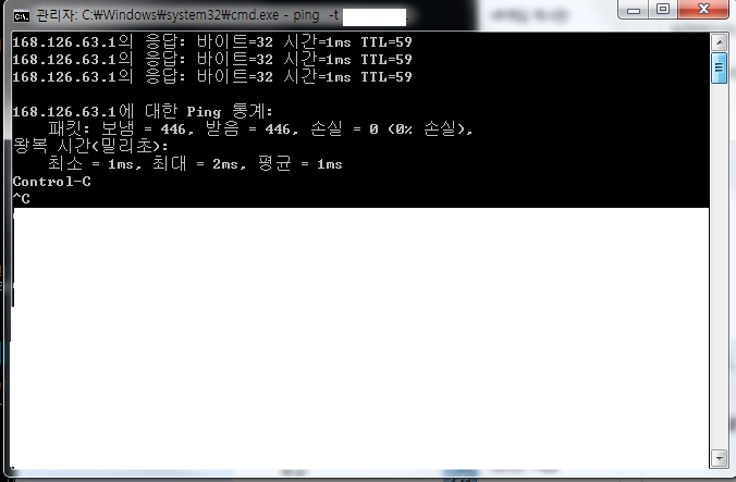 핑테스트 결과 확인좀 부탁드려보아요_1.png