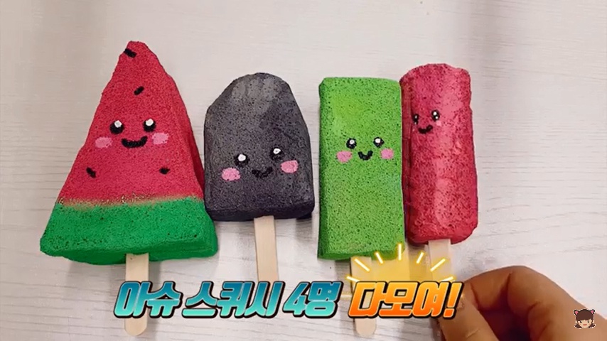 인기 아이스크림(수박바, 죠스바, 메론바, 스크류바) 스퀴시 만들기_1.jpg