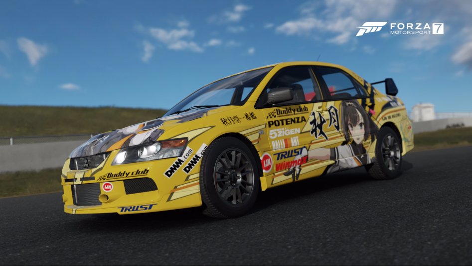 F154. 포르자 모터스포츠 7 - [Mitsubishi] Lancer Evolution IX MR '06 at 소노마 레이스웨이 (시리즈 「쇼룸 랠리」 4／6) Forza Motorsport 7.jpg