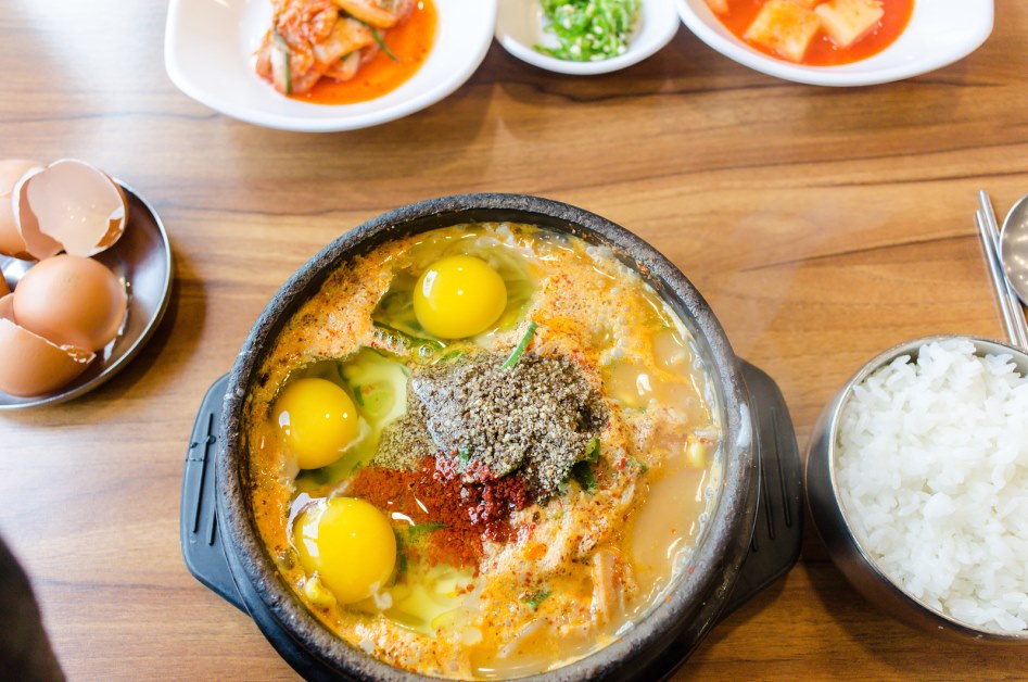 9000 계란 셀프 무한인 제주 모이세 해장국