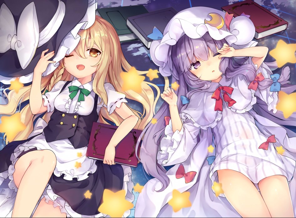 __kirisame_marisa_and_patchouli_knowledge_touhou_drawn_by_kedama_milk__0e4247aa59346b8caad11e7e62149e37.jpg