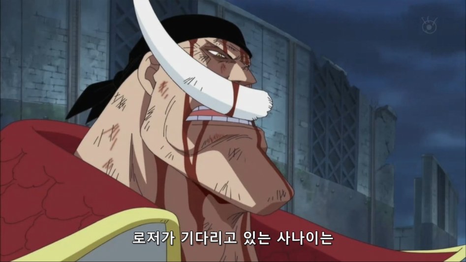 원피스흰수염 사망