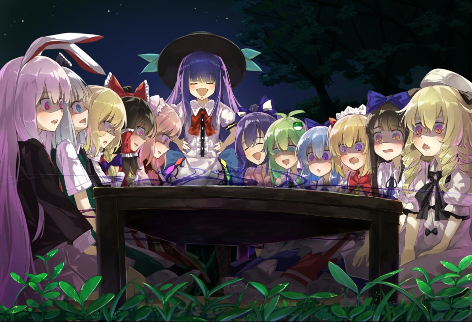 __cirno_hakurei_reimu_hinanawi_tenshi_ibaraki_kasen_kirisame_marisa_and_others_touhou_and_wild_and_horned_hermit_drawn_by_piyodesu__f1721ab02b830f8b5930f9d0b61d339e.png