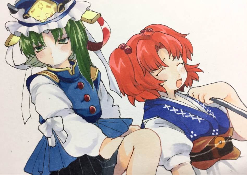 __onozuka_komachi_and_shiki_eiki_touhou_drawn_by_kagaya_oshiriudon__9111afac7cc13070a264031c02a0f590.jpg