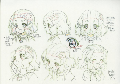 플라워링 하트의 설정자료 셀화가 경매에 나왔었군요!?(데이터 주의)_1.png