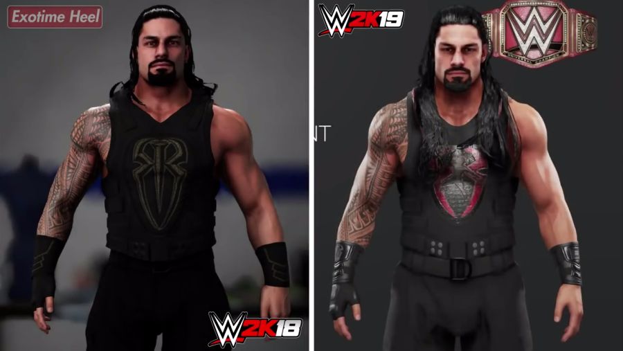 WWE 2K19 vs WWE 2K18 Raw Superstar renders Comparison The Shield Members & More (PS4 - XBOX).mp4_000124186.jpg