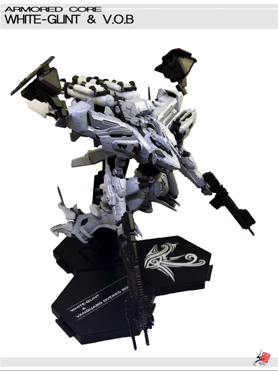 아머드코어 화이트 글린트(White Glint) V.O.B 도색 및 웨더링_7.jpeg