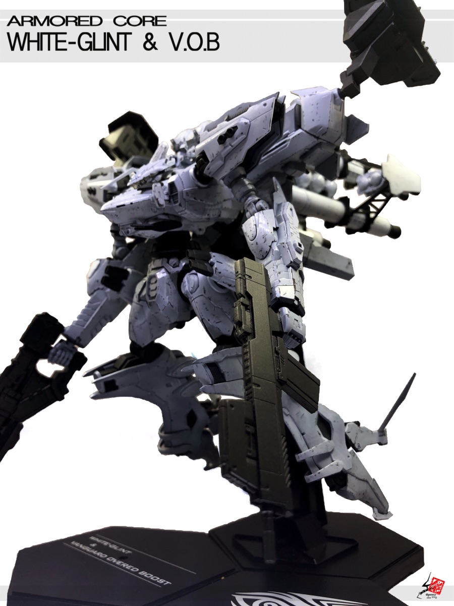 아머드코어 화이트 글린트(White Glint) V.O.B 도색 및 웨더링_10.jpeg