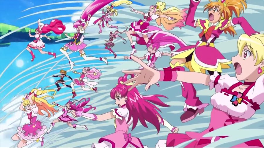 All 13 pink cures the finishers in Hugtto precure.mp4_000020815.png