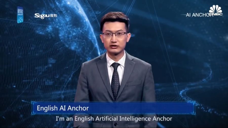 World's first AI news anchor debuts in China_20181112_172214.403.jpg