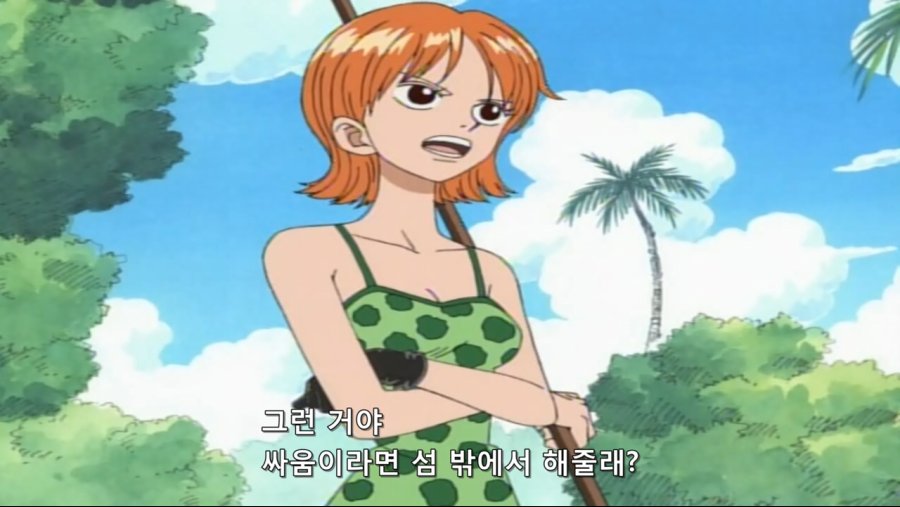 원피스전원집결 우솝이 털어놓는 나미의 진실