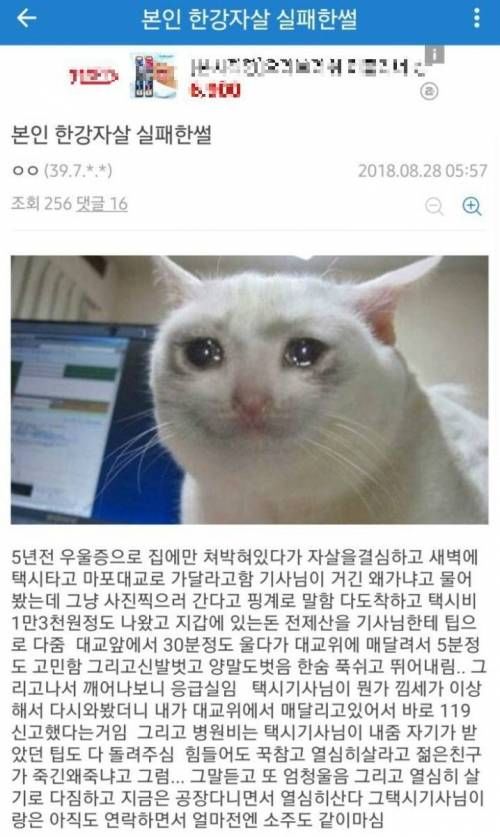 [펌] 한강자살 실패한 썰.jpg_1.jpeg