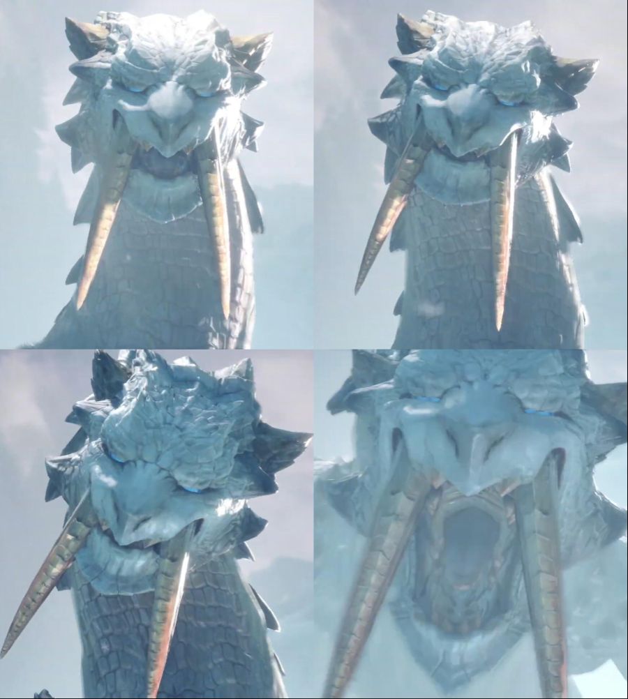 몬스터헌터 월드: 아이스본 - 시간대에 따른 벨리오로스 컷신 비교_1.jpg