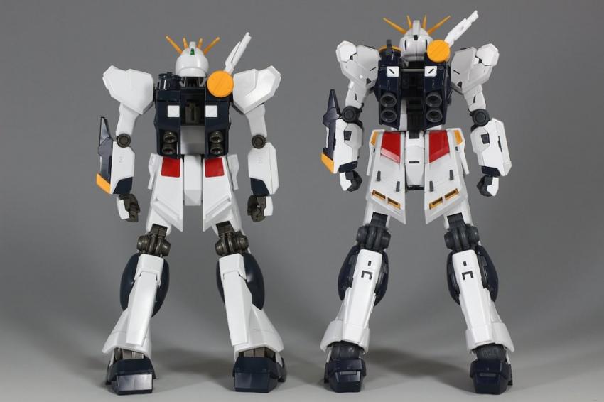 Hg와 rg 뉴건담 비교 프라모델 이야기