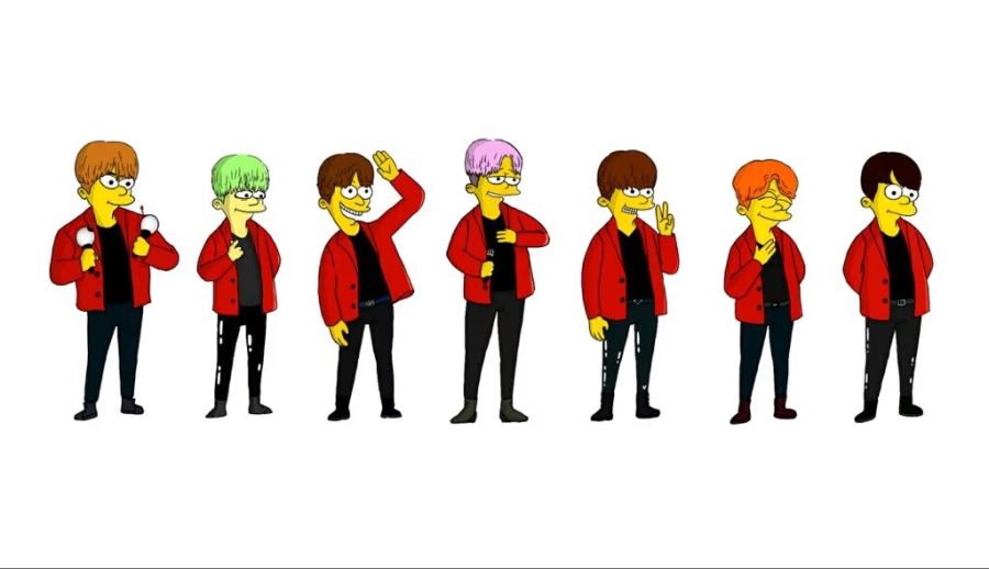 BTS 뷔 심슨그림체 요청에 그려진 작품들..._2.jpg