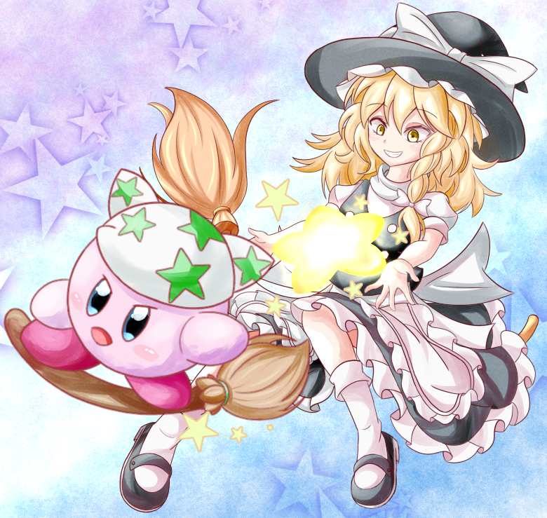 __kirby_and_kirisame_marisa_kirby_series_and_etc_drawn_by_kakineko__1a80150301483791efb4ea0a363094de.jpg