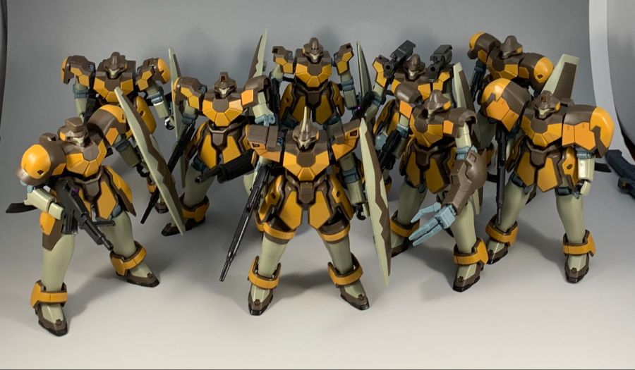 HGAC 1/144 마그아낙 36기 세트 전체 가조립 작례_7.jpeg