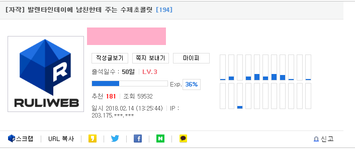 발렌타인데이에 남친한테 주는 수제초콜릿 음식 갤러리 루리웹 (16).png