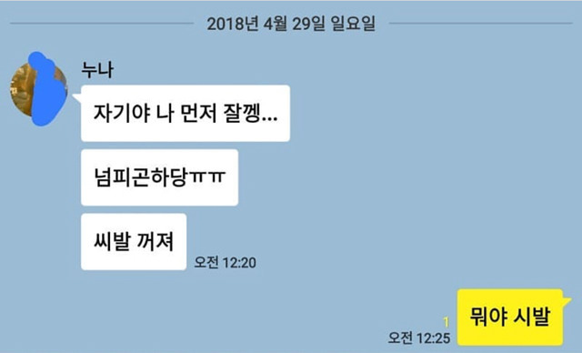 카톡 잘못 보낸 친누나.jpg_1.jpg