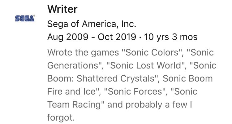 [루머] 소닉 더 헤지혹 시리즈 스토리 작가 퇴출?_3.jpg