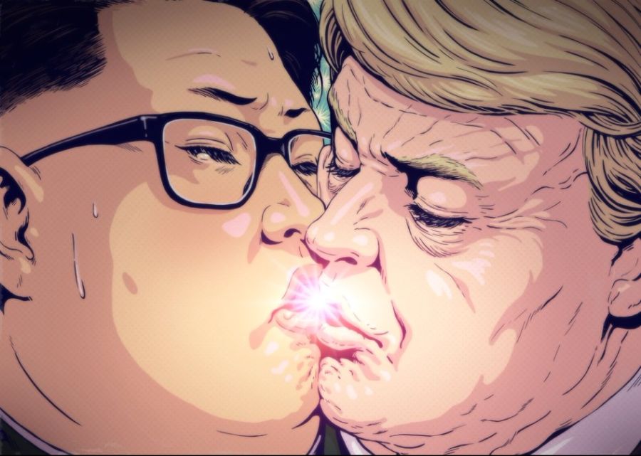 트럼프 김정은 키스하는 짤_2.jpeg