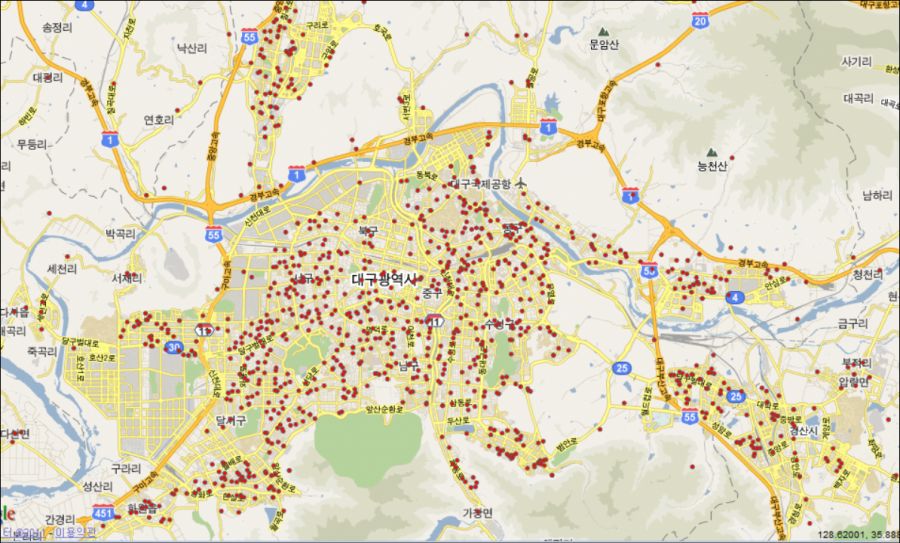 이쯤에서 보는 현재 우리나라 교회 분포도_6.png