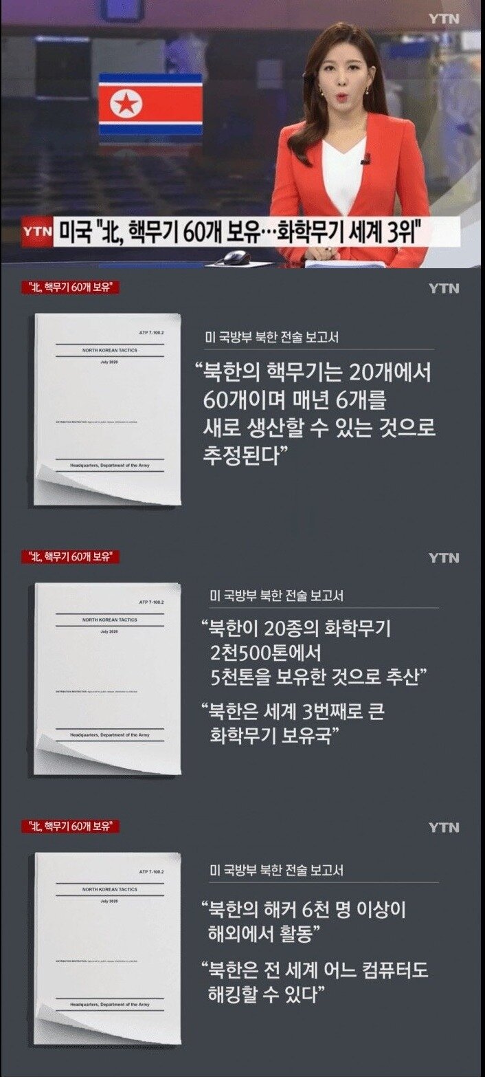 미국 "북한은 화학무기 3위 국가"_1.jpg