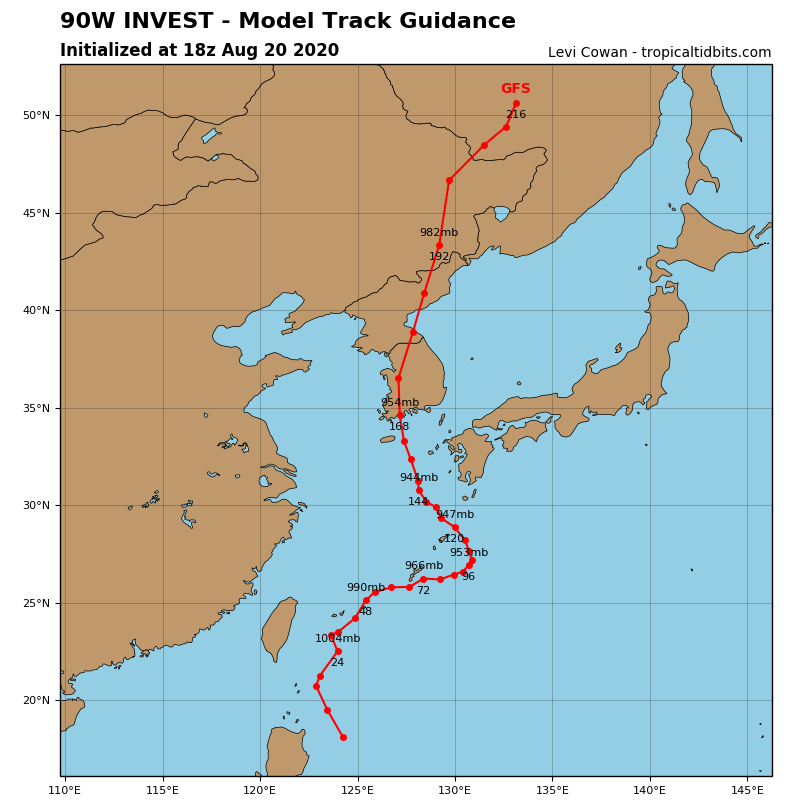 다음주에 한국으로 온다는 태풍 진로 예상도._1.png