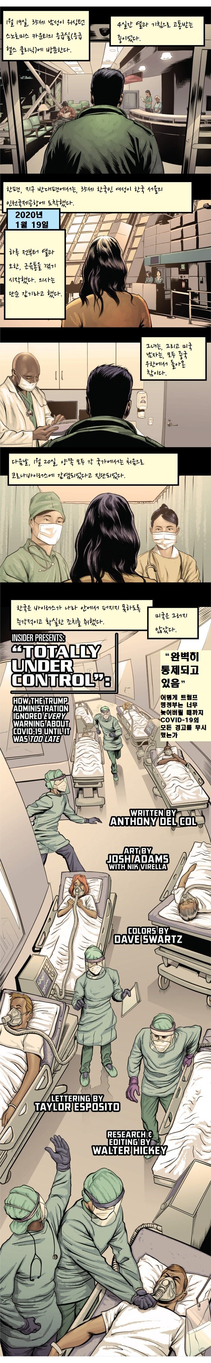 번역, 스압) "완벽히 통제되고 있음" : 트럼프가 코로나 통제 실패한 만화_1.jpg
