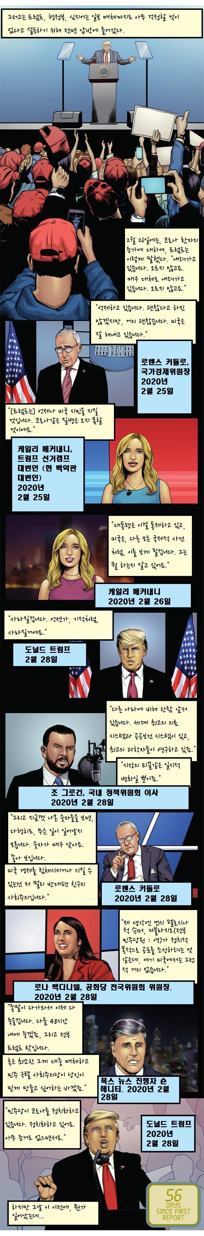 번역, 스압) "완벽히 통제되고 있음" : 트럼프가 코로나 통제 실패한 만화_9.jpg