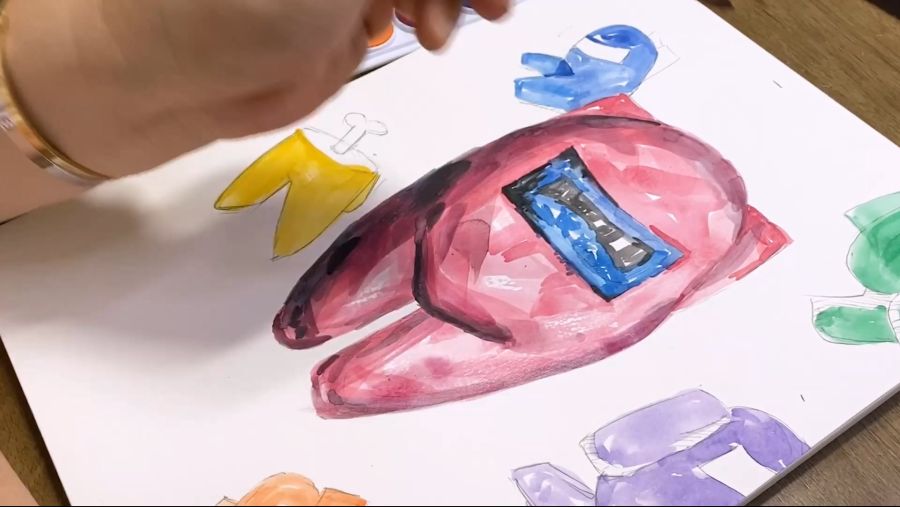 어몽어스 캐릭터를 2천원짜리 물감으로 그려봤습니다_8.jpg