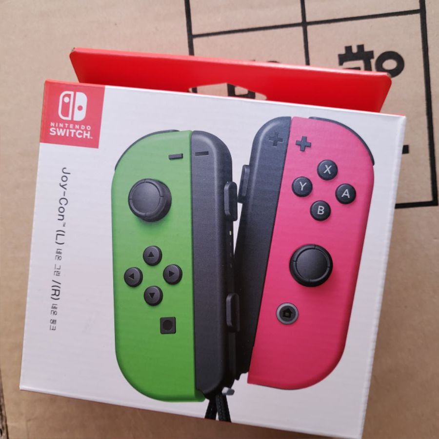 미개봉 조이콘 핑크.그린 팔아요 | 닌텐도 Switch/Wii 중고장터 | 루리웹