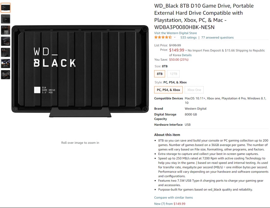 WD_Black 8TB D10 Game Drive, Portable External Hard Drive Compatible with Playstation, Xbox, PC, & Mac - WDBA3P0080HBK-NESN.PNG