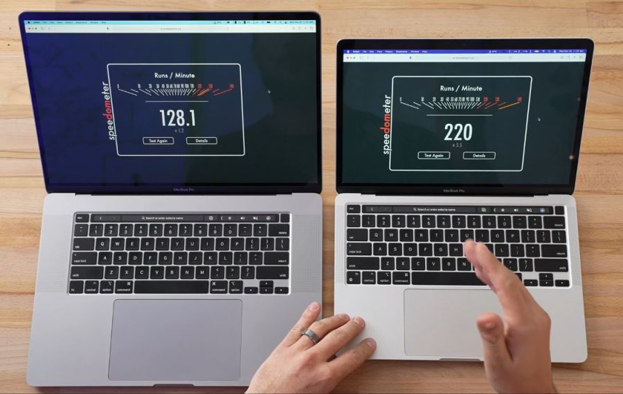 M1 맥북 프로 VS 16형 맥북프로 성능, 전력소모 비교_1.png